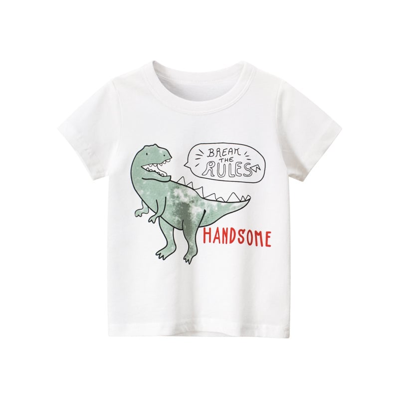 Boy's Dinosaur Short-Sleeved T-Shirt