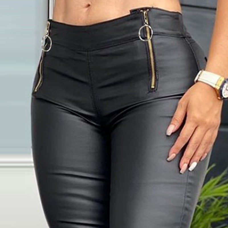 Women's Black Tight Pants for Europe and America