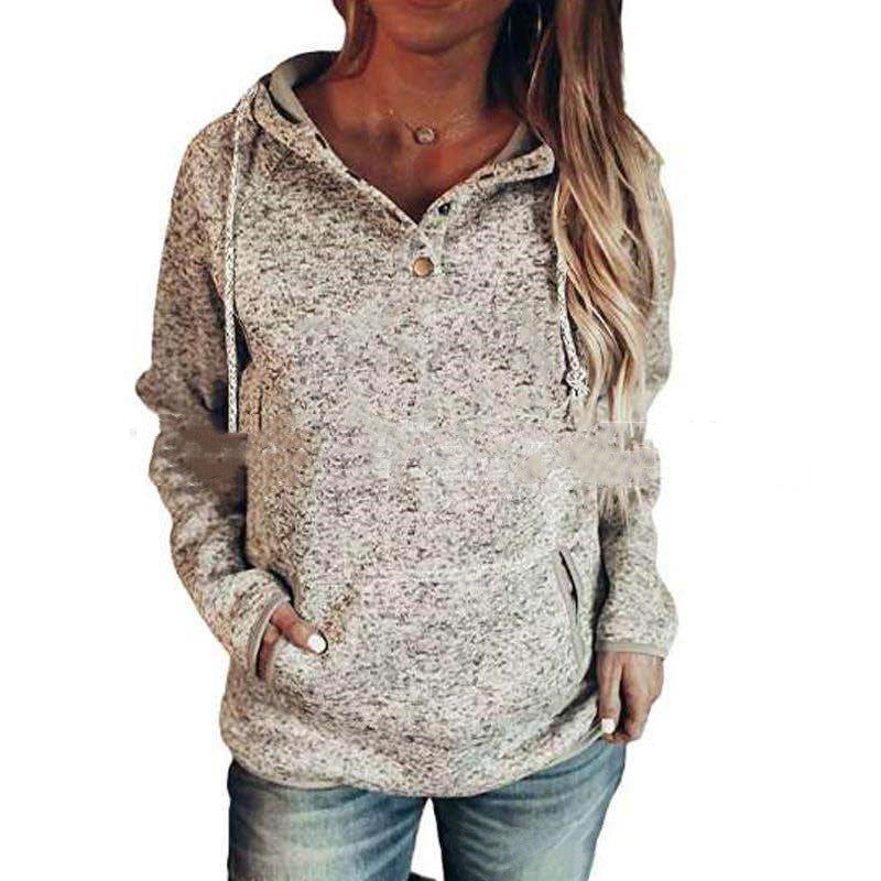 Hooded Long Sleeve Rope Sweatshirt