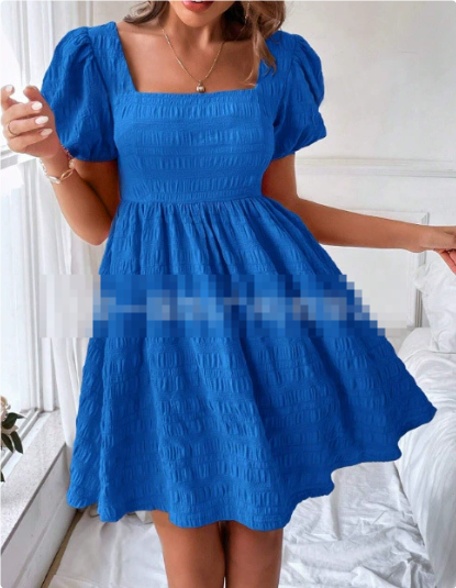 Red Sleeveless V-Neck A-Line Casual Dress for Women