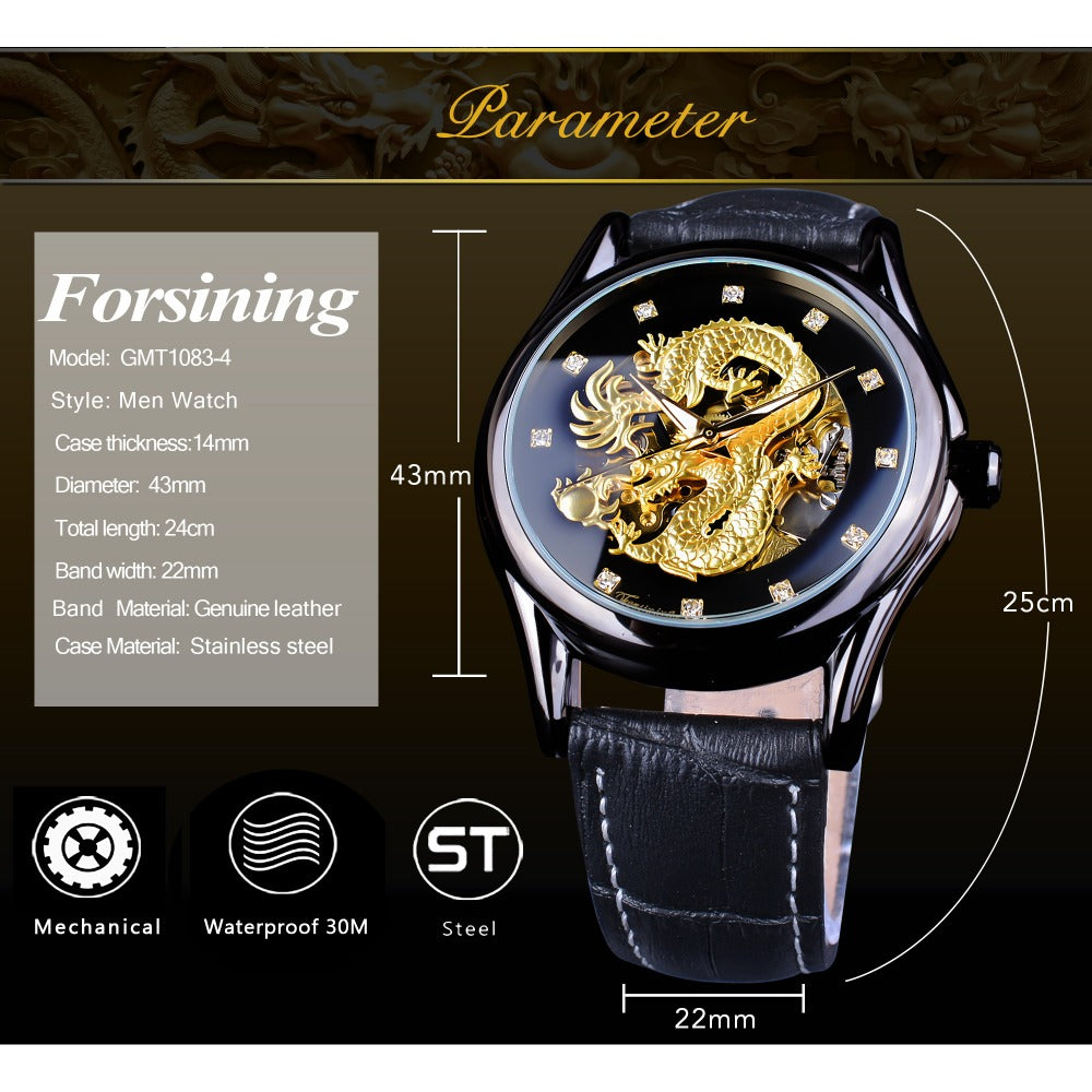 Leisure Hollow Mechanical Watch