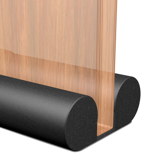 Large Door Draft Stopper for Bottom of Doors 36 Inch Door Sweep Weather Stripping Noise Blocker Under Door Draft Noise Black Stoppers Adjustable Twin Door Sweep Draft Seal Window Sealer