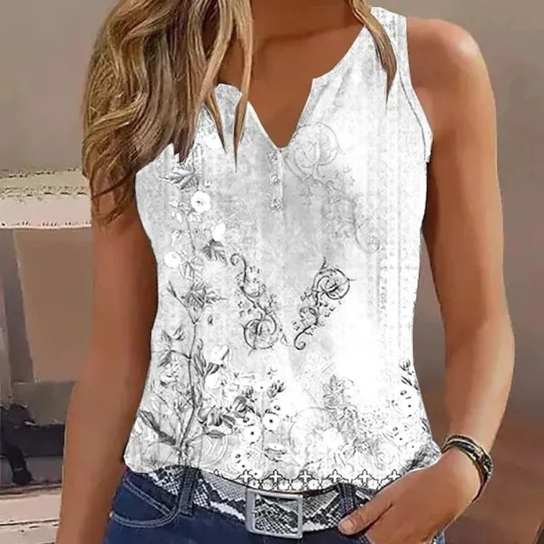 V-neck Strap Vest for Women - Spring/Summer Fashion