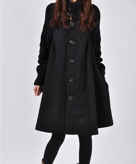 Women's Fashion Mid-Length Trench Coat — Classic Outerwear