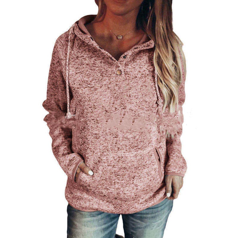 Hooded Long Sleeve Rope Sweatshirt
