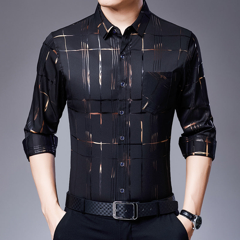Men's Casual Spandex Fashion Shirt