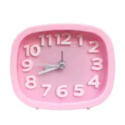 3D Big Round Silent Quartz Alarm Clock for Bedrooms