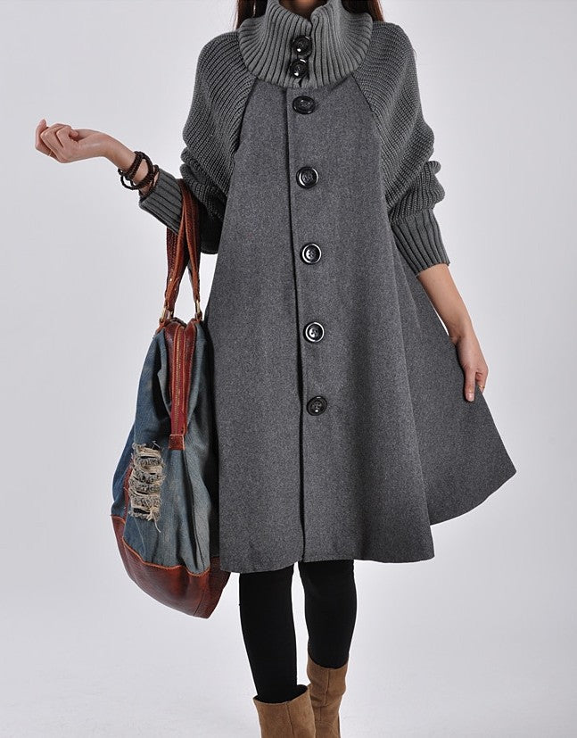 Women's Fashion Mid-Length Trench Coat — Classic Outerwear