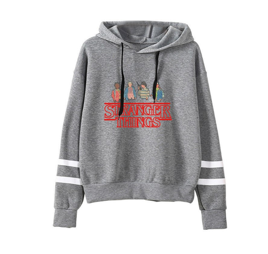 Stranger Things Graphic Long Sleeve Hoodie