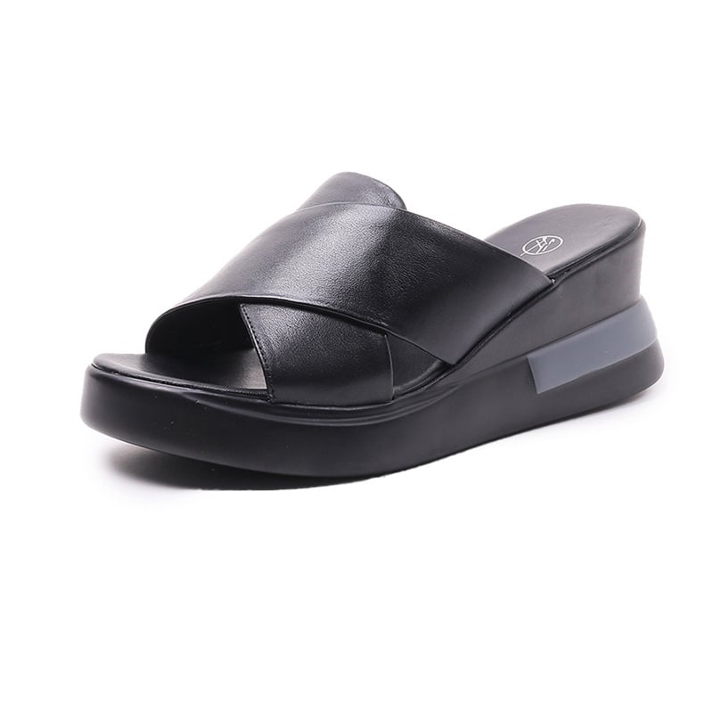 Women's Wedged High Heel Sandals