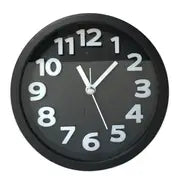 3D Big Round Silent Quartz Alarm Clock for Bedrooms