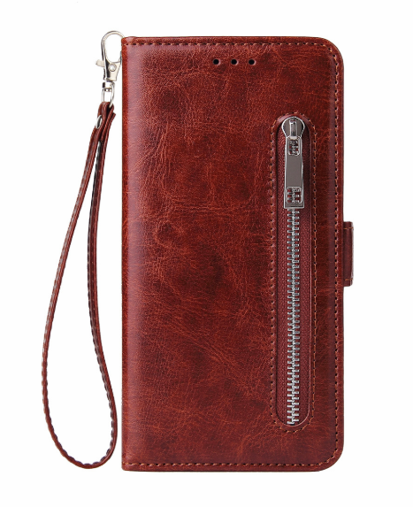 Multi-Function Zipper Wallet Case for iPhone Models