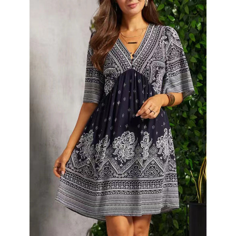 Summer New Ethnic Style Dress for Women