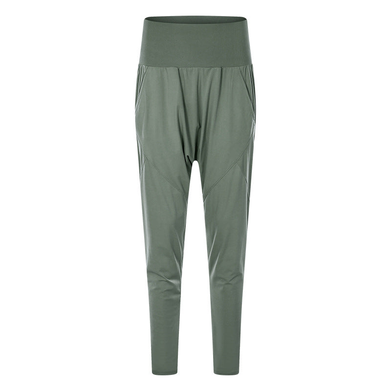 Women's Loose Fit Harem Pants with Pockets — Yoga & Casual