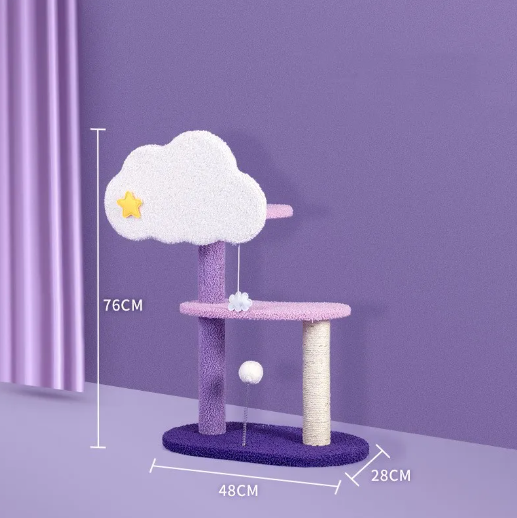 Large Cat Scratching & Jumping Platform — Multi-Level Cat Tree