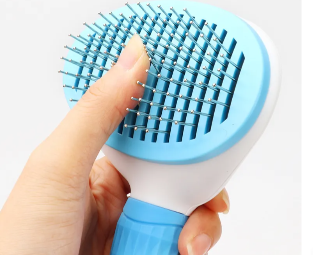 Pet Hair Removal Comb — Grooming Tool for Dogs & Cats