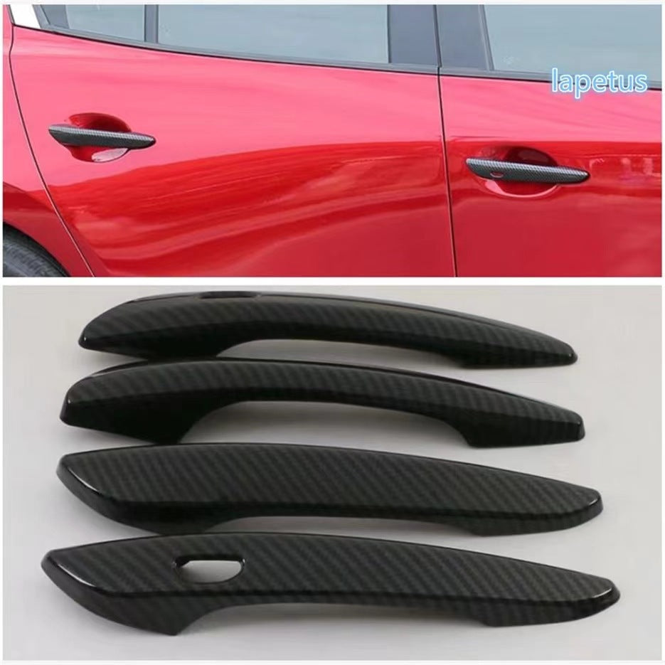 Carbon Fiber Pattern Door Handle Trim for Mazda CX-60