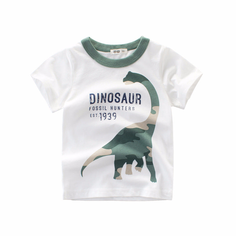 Boy's Short Sleeve Dinosaur Expert T-Shirt