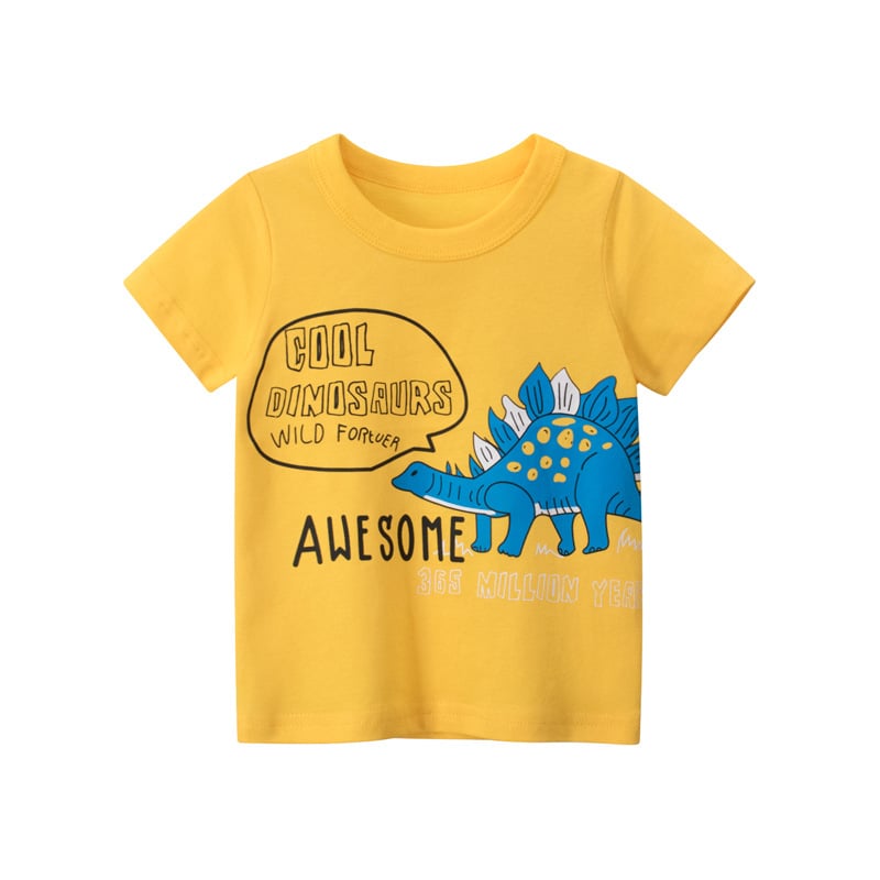 Boy's Dinosaur Short-Sleeved T-Shirt