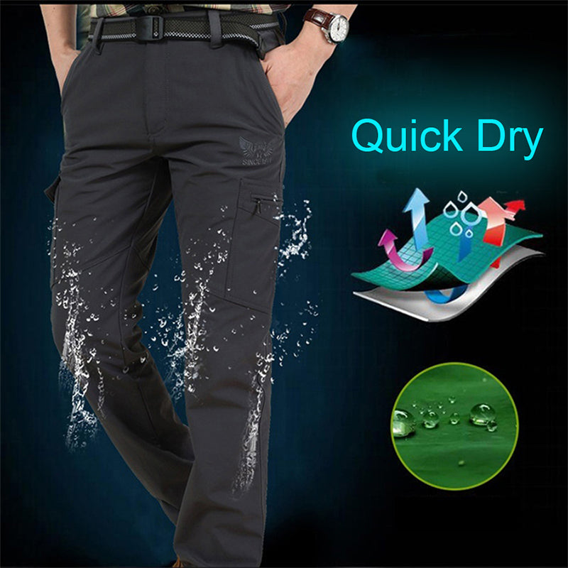 Men's Outdoor Waterproof Tactical Cargo Pants - Quick Dry