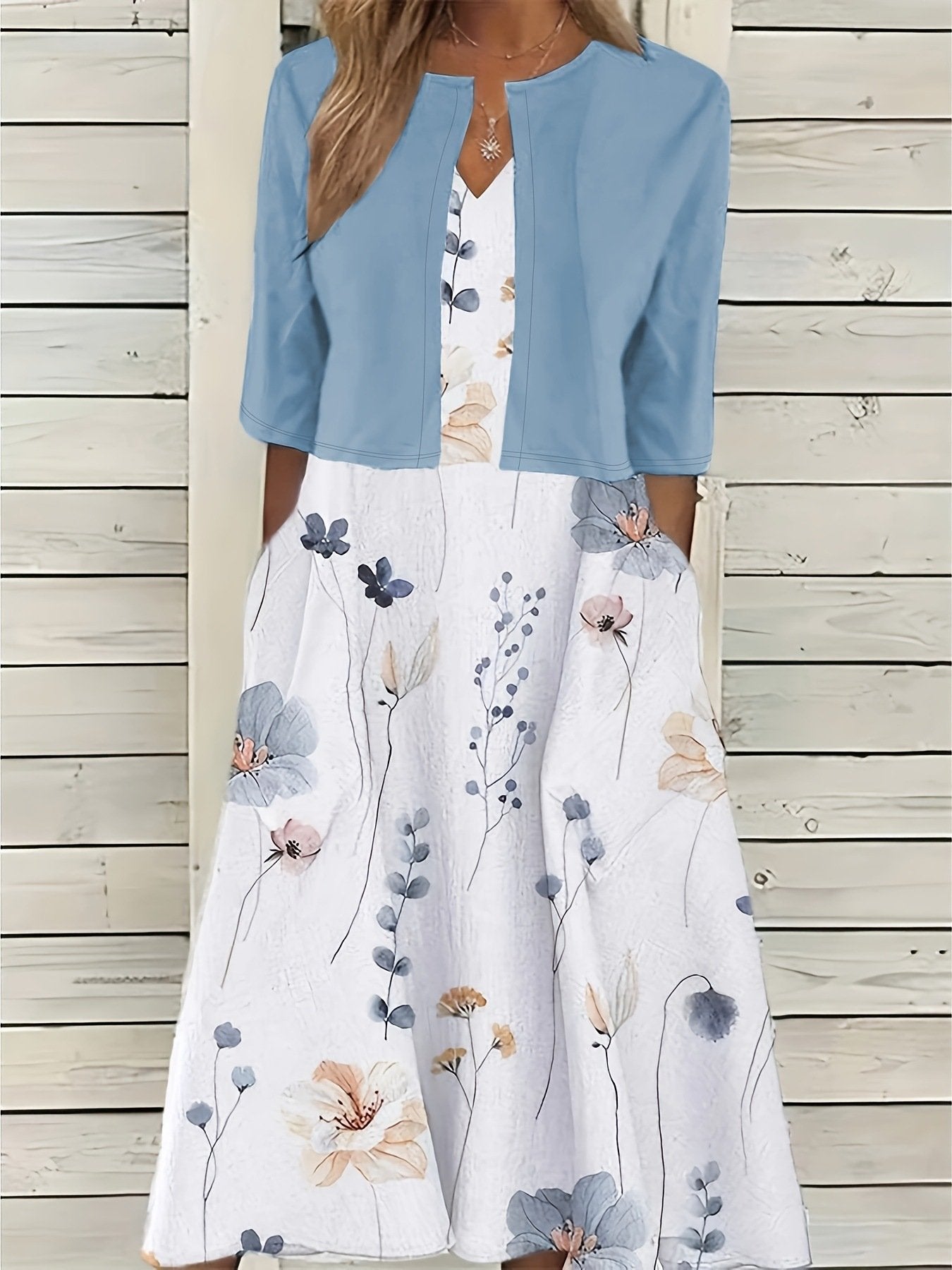 Digital Printed Dress Suit for Women