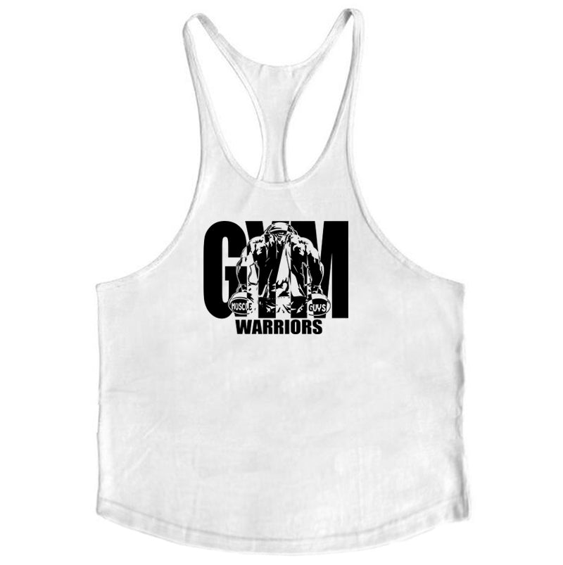 Men's Breathable Elastic Muscle Fitness Running Vest