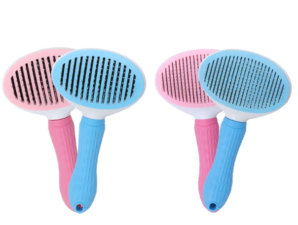 Pet Hair Removal Comb — Grooming Tool for Dogs & Cats