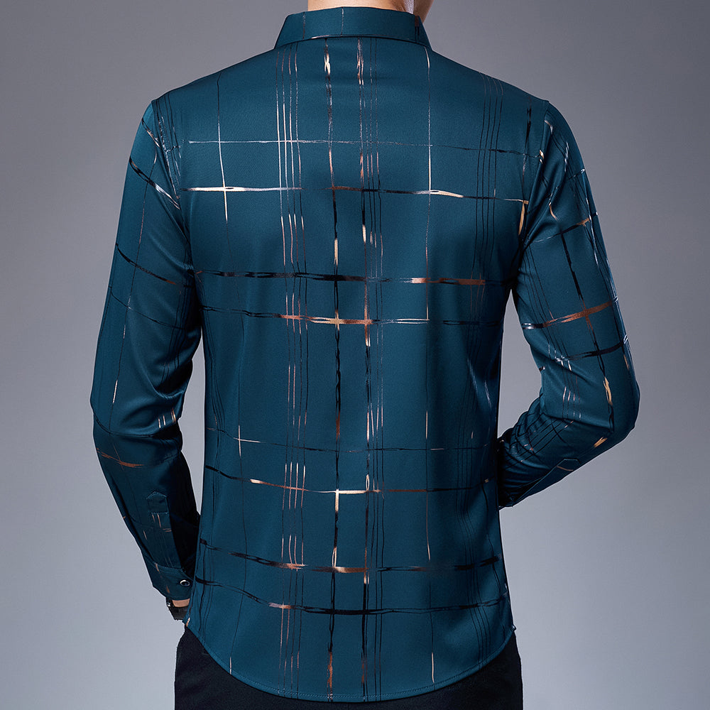 Men's Casual Spandex Fashion Shirt
