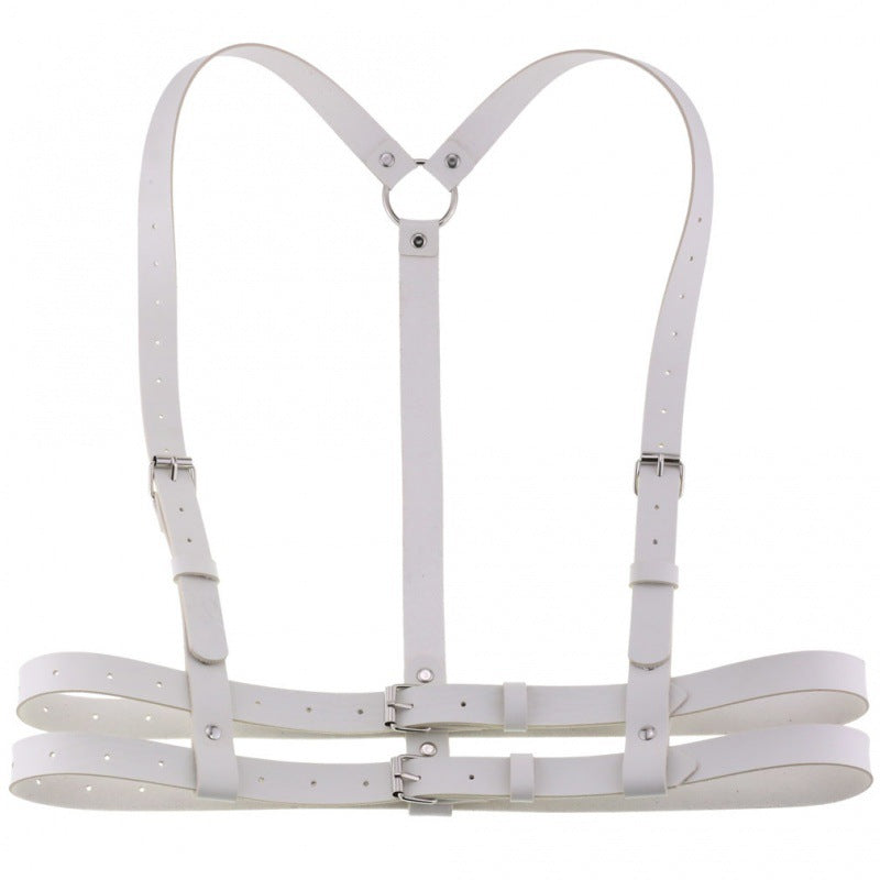 Punk Waist Cincher with Stylish Strap for Fashion