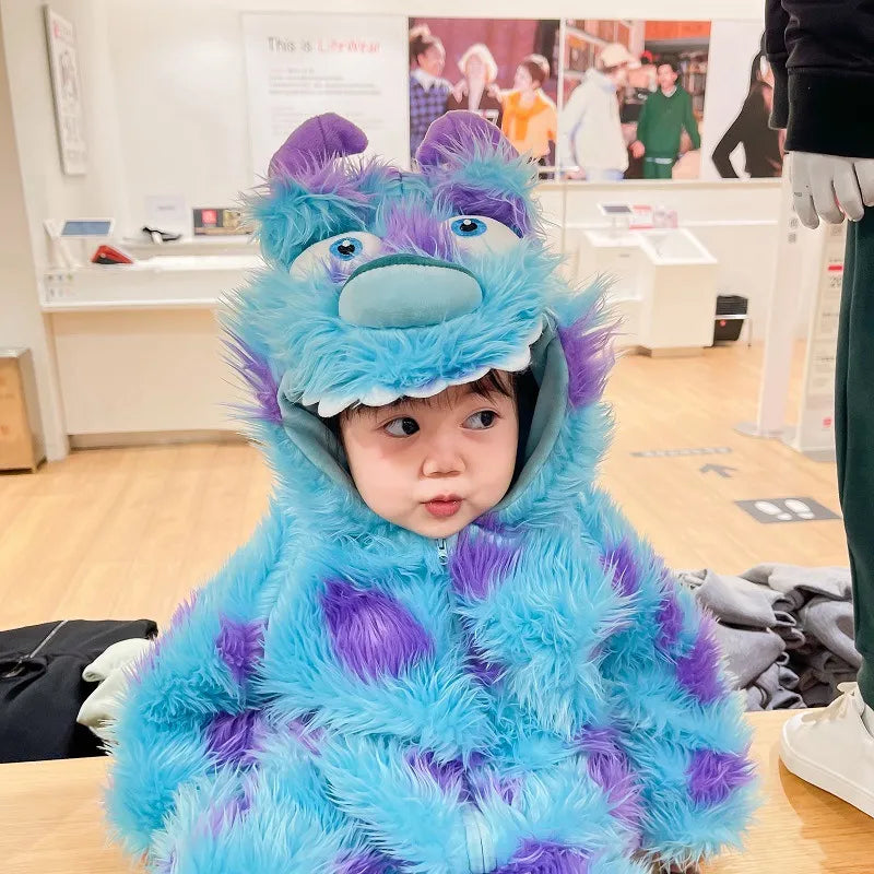 Cute Animal Baby Jumpsuit — Hooded Zipper Romper