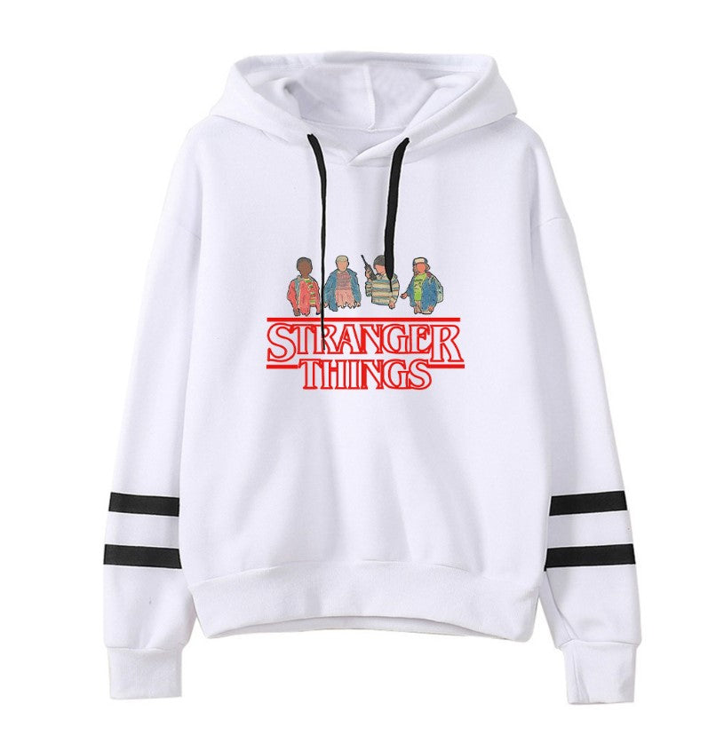 Stranger Things Graphic Long Sleeve Hoodie