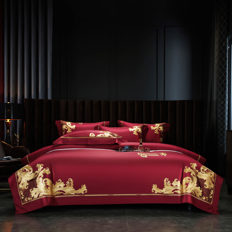 European Style 140S Xinjiang Long Staple Cotton Bedding Set