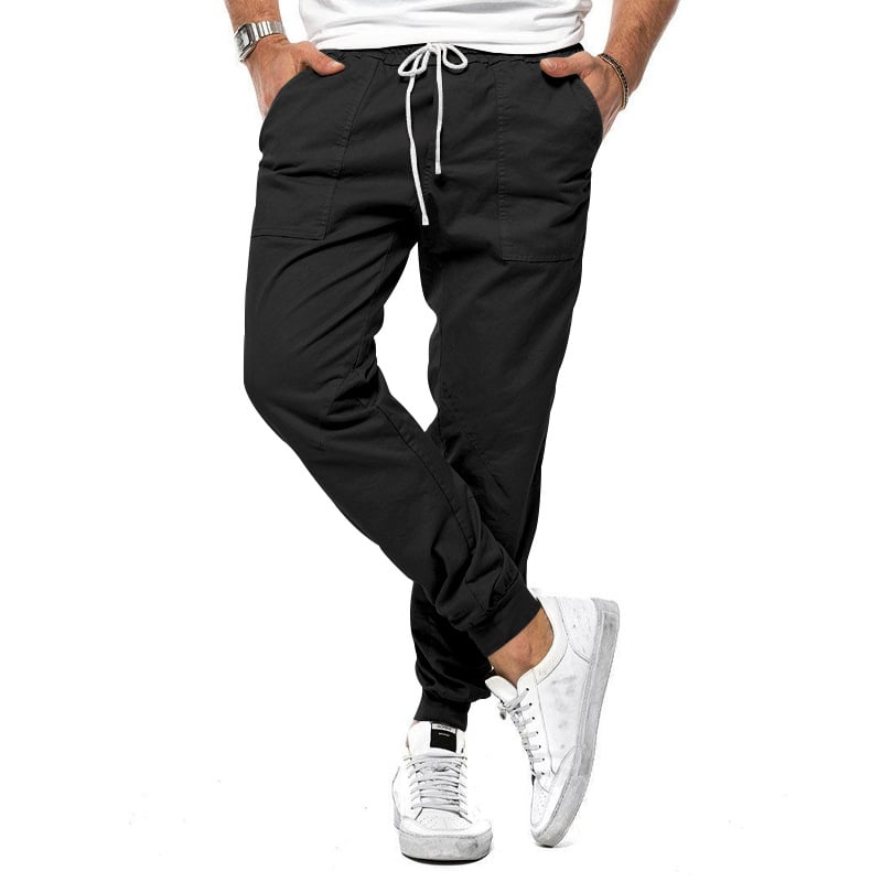 Men's Casual Loose Tapered Pants for Outdoor Leisure