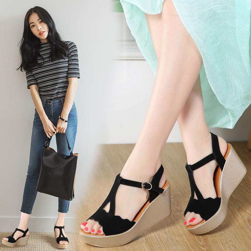 Women's Thick High Heel Non-slip High Sandals