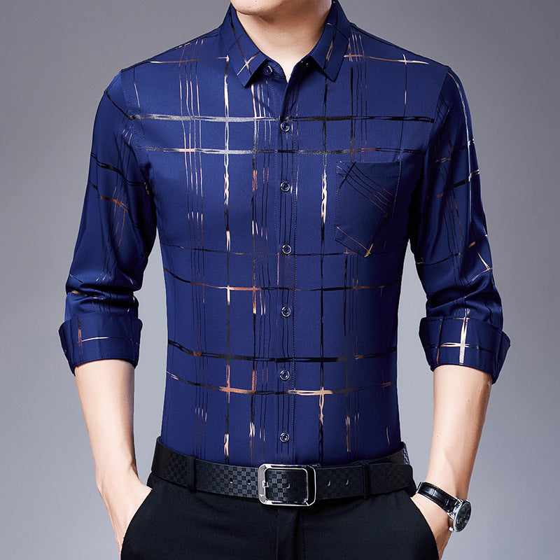 Men's Casual Spandex Fashion Shirt