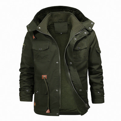 Thickened Removable Velvet Cotton Jacket
