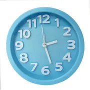 3D Big Round Silent Quartz Alarm Clock for Bedrooms