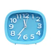 3D Big Round Silent Quartz Alarm Clock for Bedrooms