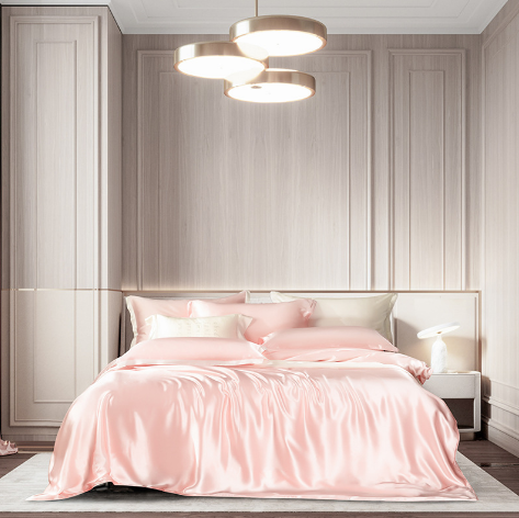 Double-Sided Silk Four-Piece Bedding Set