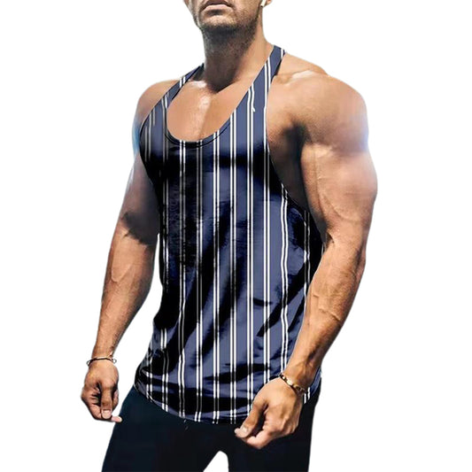 Men's Cotton Loose Breathable Gym Vest — Workout Tank Top