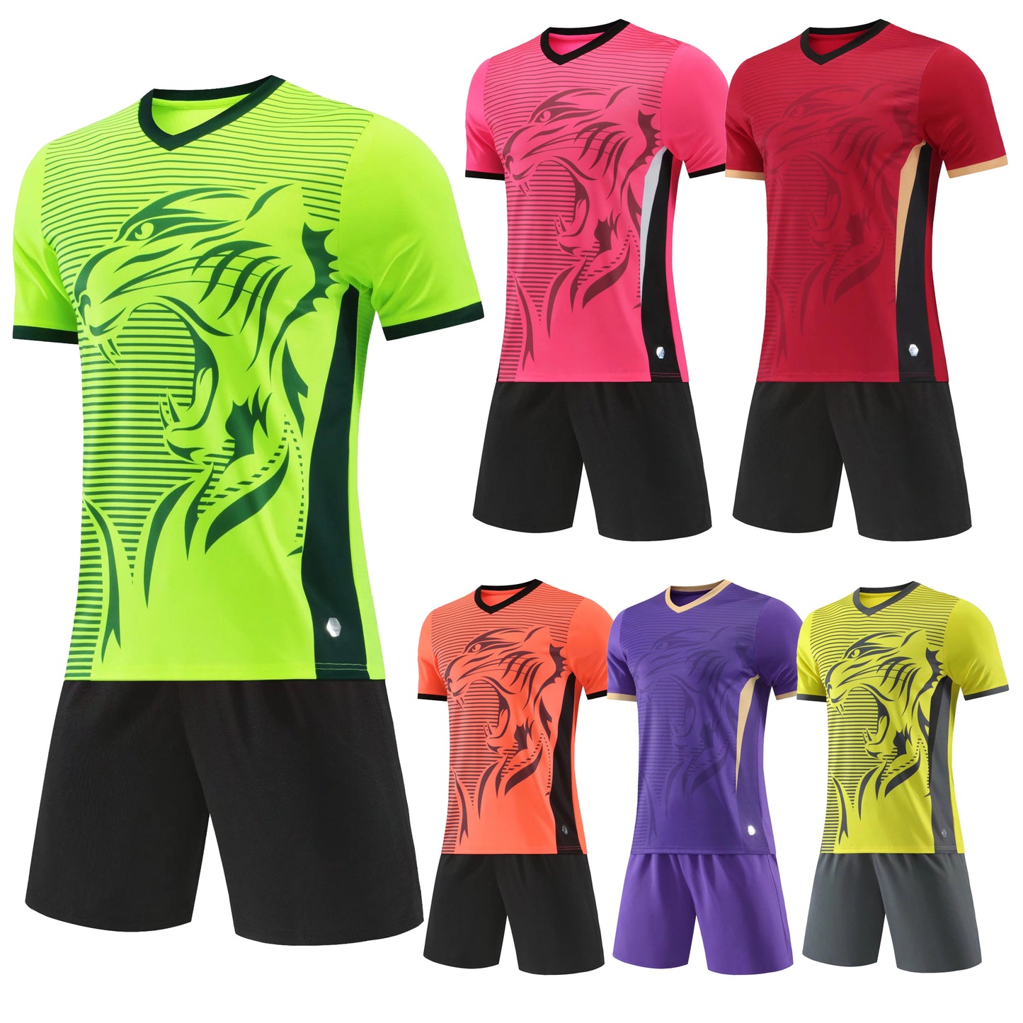 Adult Short Sleeve Soccer Suit for Men & Women