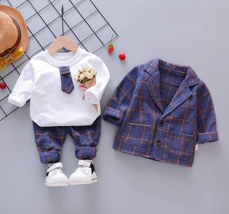 Boys' 3-Piece Spring and Autumn Outfit Set