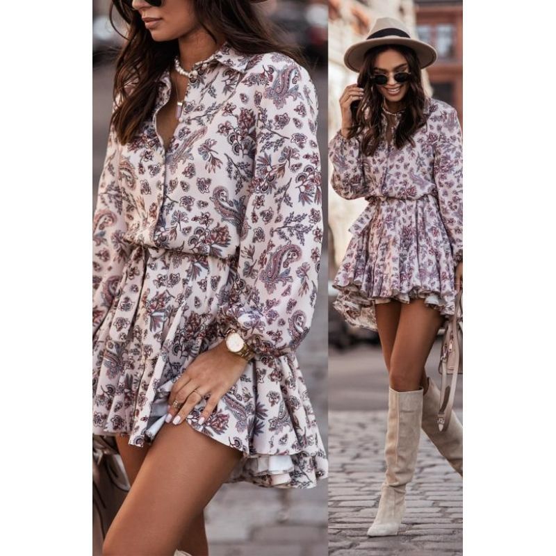 Women's Long Sleeve Dress & Skirt Set | European Fashion