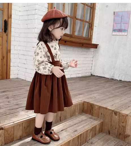 Girl's Spring and Autumn Skirt Cover
