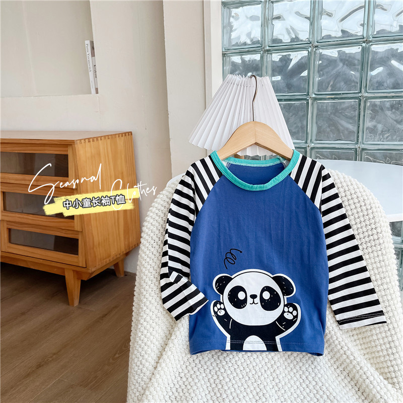 Cotton Cartoon Short Sleeve T-shirt for Kids