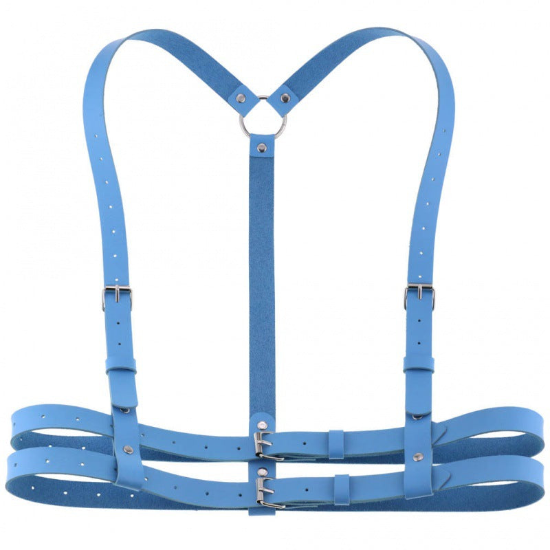 Punk Waist Cincher with Stylish Strap for Fashion
