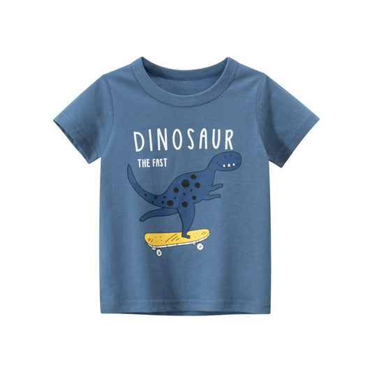 Boy's Dinosaur Short-Sleeved T-Shirt