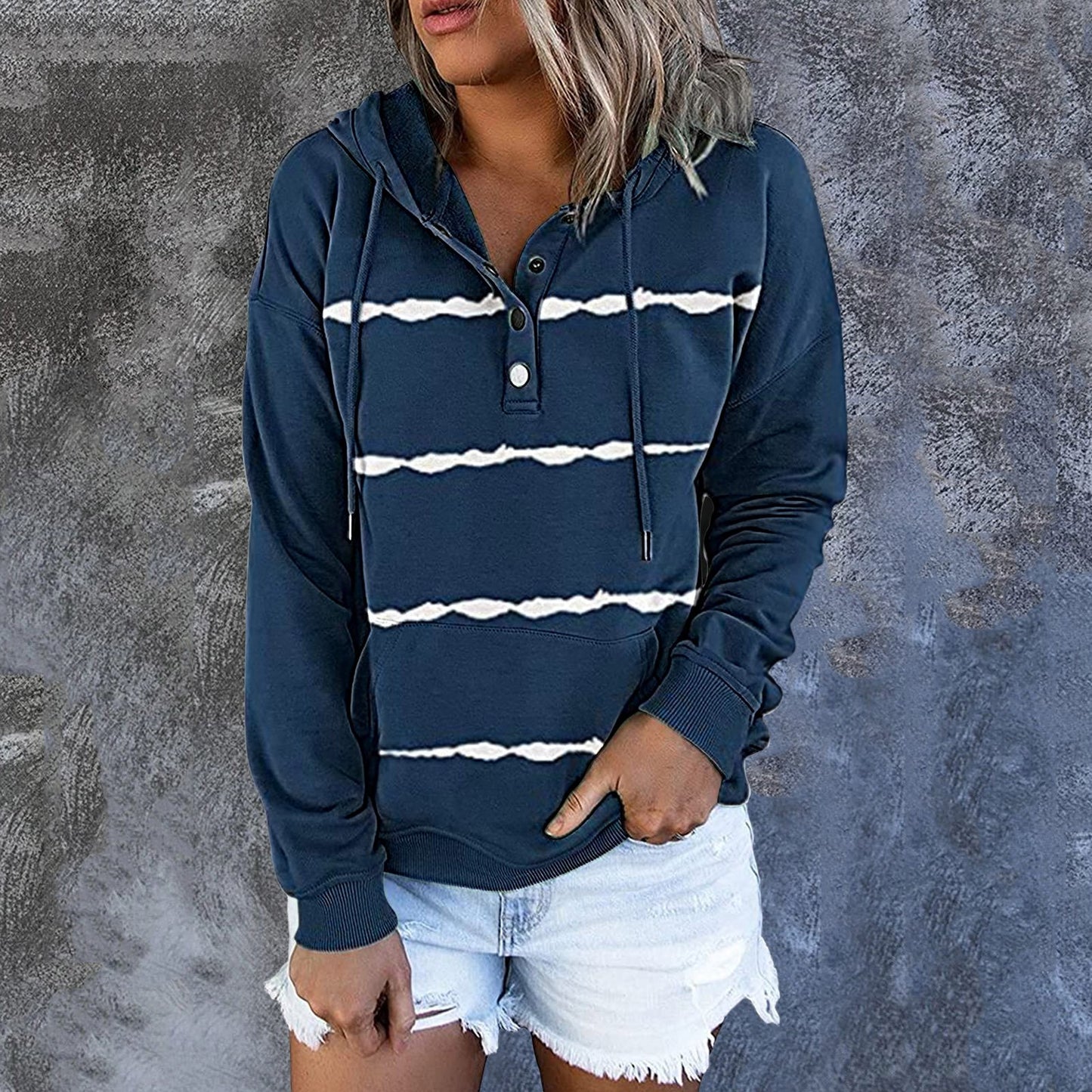 Yellow Thin Cotton Solid Dark Pullover Sweater
