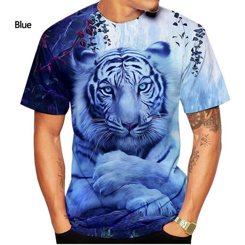 Custom Printed Casual Men's T-shirt in Polyester