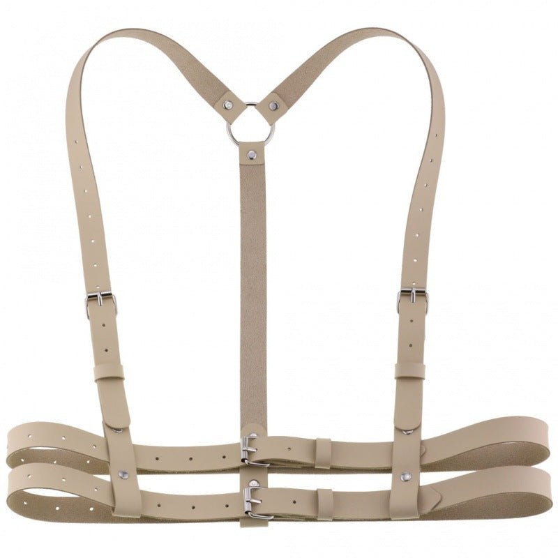 Punk Waist Cincher with Stylish Strap for Fashion